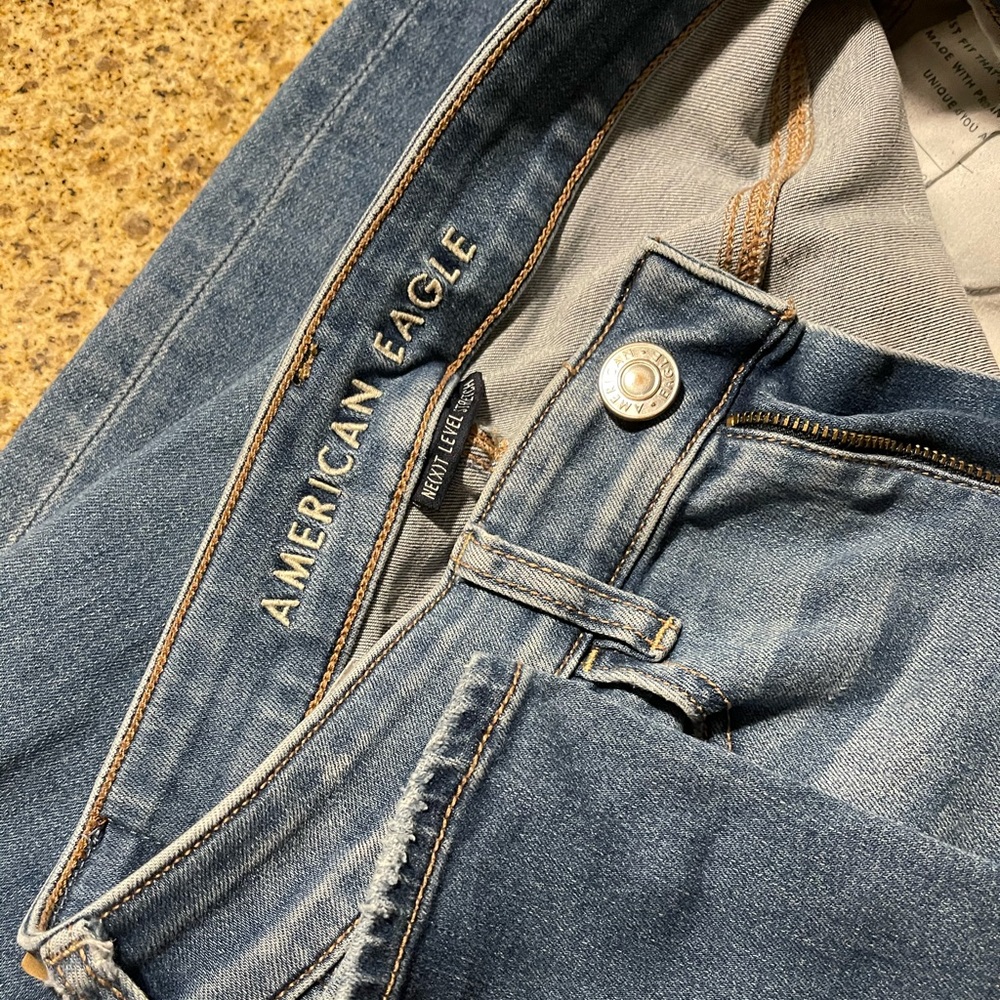 american eagle high rise jegging (size 6 short)